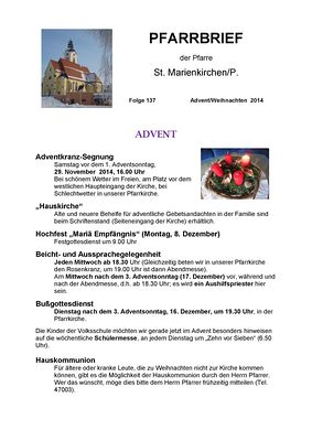 Pfarrbrief