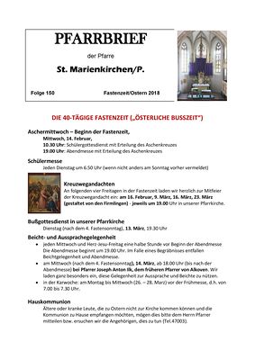 Pfarrbrief