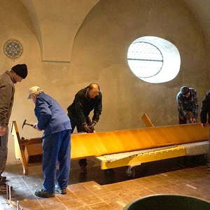 Ausräumen der Kirche am 29.01.2016