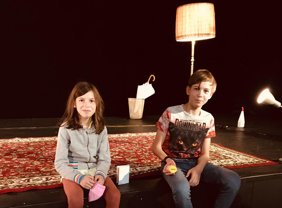 Eli und Vincent nach dem Stück 'Jenny Hübner greift ein'