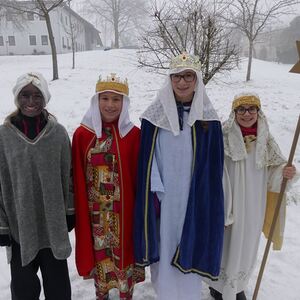 Sternsinger unterwegs 2016