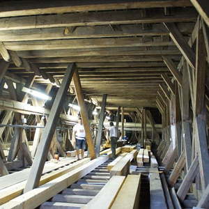 Technische Details und Impressionen vom Dachboden