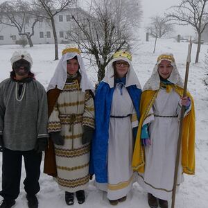 Sternsinger unterwegs 2016