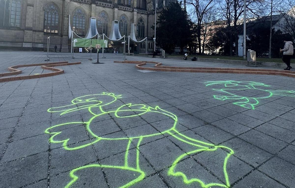 Blöde Ziege – Dumme Gans: Fastenaktion am Domplatz