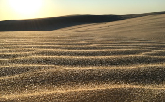Sand in der Wüste