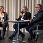 Moderatorin Anna Wall-Strasser, Allianz-Gründungsmitglied Hans Gruber und AK OÖ-Präsident Andreas Stangl