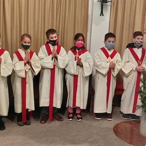 Aufnahme  der Ministranten 26.12.20
